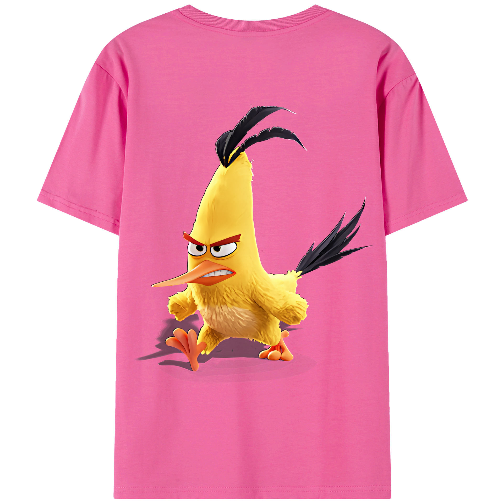 （画像用） Angry Birds アングリーバード レディース半袖Tシャツ(バックプリント)